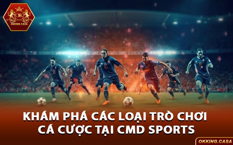 Khám phá các loại trò chơi cá cược tại CMD Sports